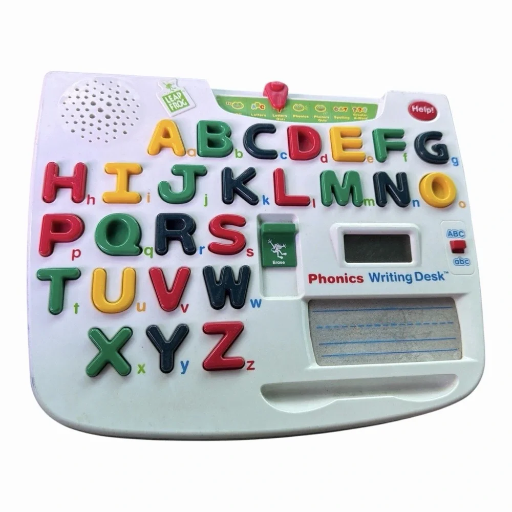 Vintage 1999 Leap Frog Phonics Writing Desk Letters Spelling Words Sound Music